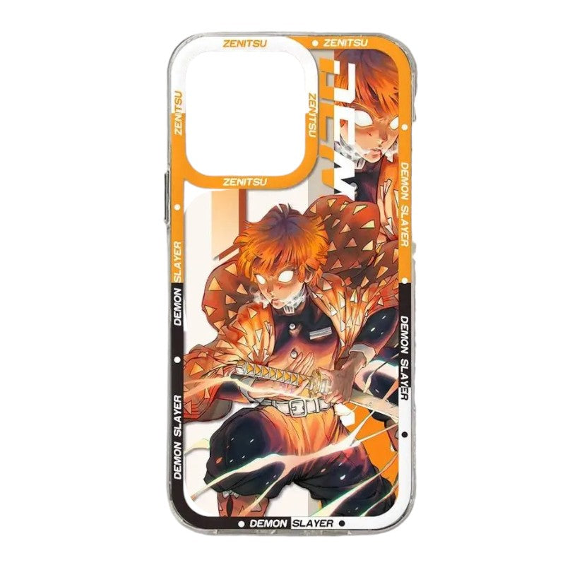 Zenitsu Thunder Breathing Clear - Demon Slayer Case