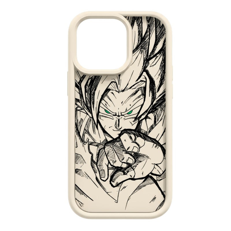 Goku Matt White Thick - Dragon Ball Case