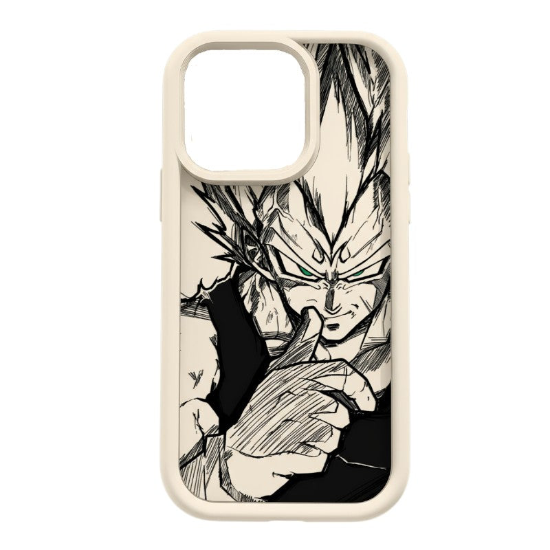 Vegeta Matt White Thick - Dragon Ball Case